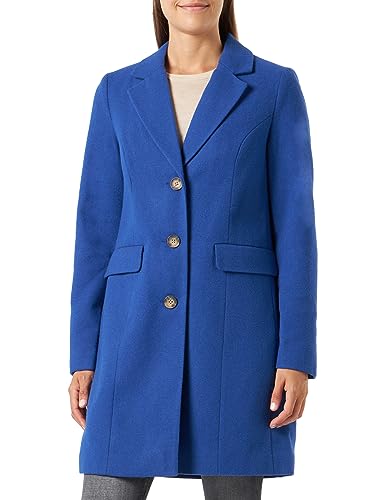Bestseller A/S Damski płaszcz VMGIANNACINDY AW23 BOOS, Beaucoup Blue/Detail:SOLID, S, Beaucoup Blue/Detail:SOLID, S
