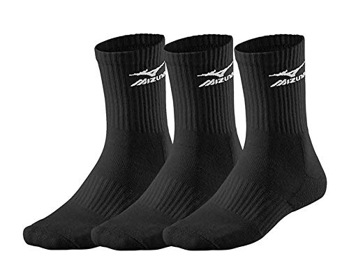 Skarpety Mizuno mieszane, czarny/czarny/czarny, Small