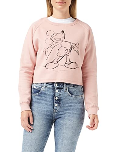 Disney Damska koszulka Mickey Giggles, różowy, 40