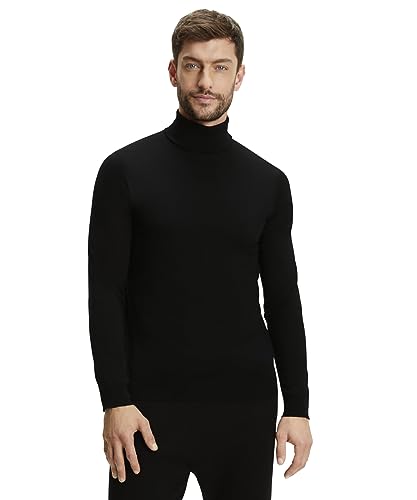 FALKE Sweter męski, czarny, L