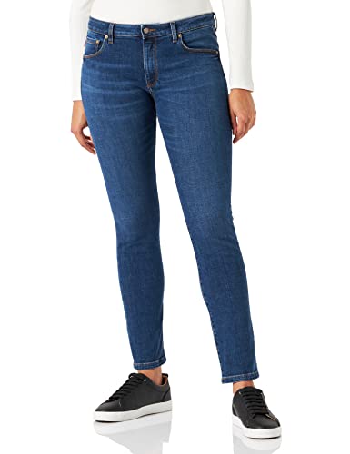 Blauer Damskie spodnie jeansowe / 5 Lower Jeans, D140 Stone Wash ciemny + części eksploatacyjne/kieszenie, 34