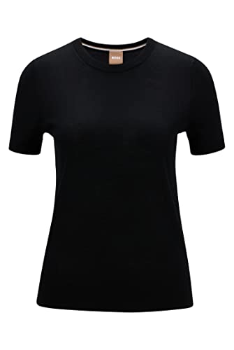 BOSS Damski sweter z dzianiny w kolorze czarnym, XS (DE)