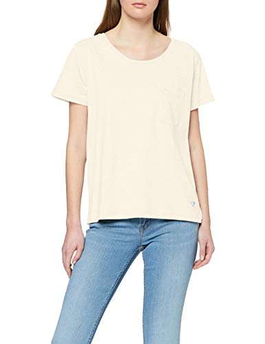 Lee Damska koszulka Sustainable Tee, beżowy (Ecru Mele 48), S