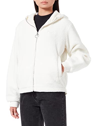 FILA Damska kurtka z kapturem BOLGRAD Cropped Sherpa Jacket, Egret, M