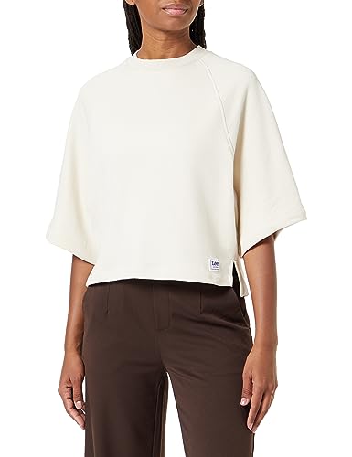 Lee Damska bluza Raglan Sweat, beżowy, M
