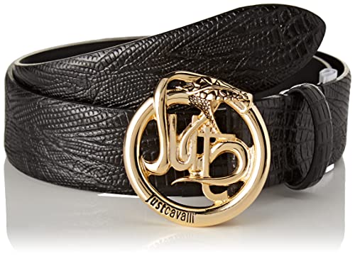 Just Cavalli Damski pasek damski pasek, 900 czarny, 85 cm