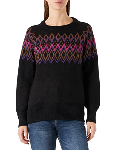 ICHI Damski sweter IHABIGAIL LS, 194008/czarny, M