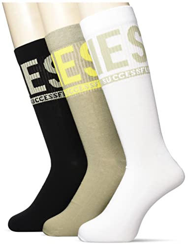 Diesel SKM-RAY-THREEPACK, Skarpetki męskie, Pakiet 3, E6397-0QATV, Large wysoki