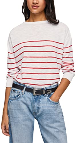 Pepe Jeans Damski sweter TOVA, biały, M, biały, M