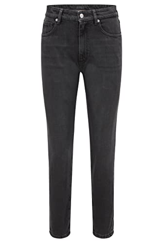 BOSS Nowoczesne spodnie damskie Mom 2.0, Charcoal, 32