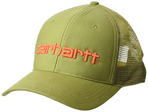 Carhartt Męska czapka bejsbolówka z tkaniny mesh, logo, graficzna, true olive, jeden rozmiar
