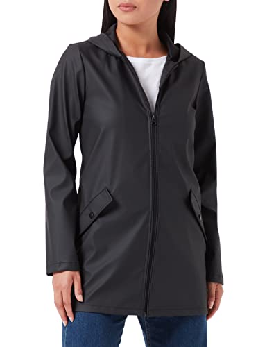 ONLY Damska kurtka przeciwdeszczowa Jdyelisa Raincoat OTW Noos, czarny, XXS