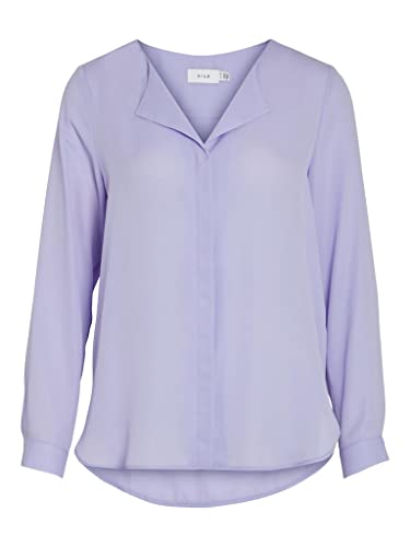 Vila Damska bluzka Vilucy L/S Shirt-Noos, Sweet Lavender, M