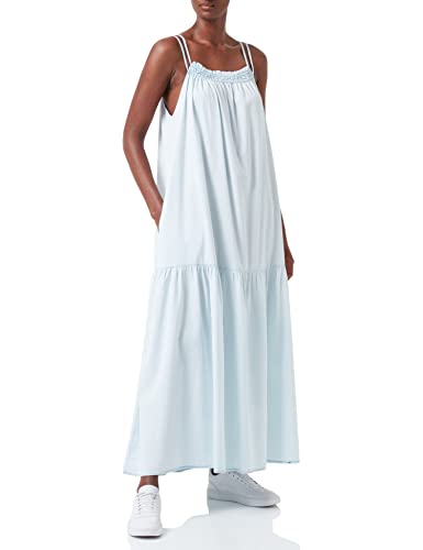 Replay Sukienka damska, 11 niebieski denim, L