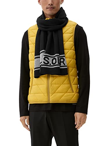 s.Oliver Szalik męski, czarny, jeden rozmiar, czarny, jeden rozmiar