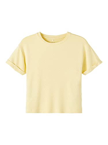 Name It Dziewczęca NKFHATINKA SS Loose Top T-shirt, różowy tan, 134 W / 140 l, Rose Tan, 146/152 cm