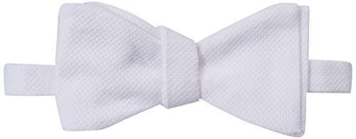 Hackett London Męska muszka Marcela Sized Bowtie, 800 WHITE, 145