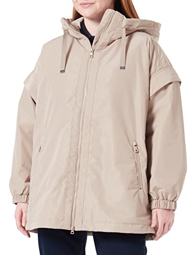 Geox Damski płaszcz w Bleyze Down Coat, Humus, 52
