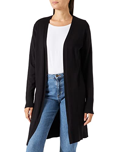 JACK & JONES Damska kurtka Jjxx Jxmiley Ls Soft Long Cardigan Knit Noos z dzianiny, czarny, S
