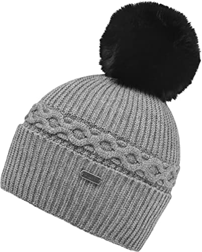 CHILLOUTS Czapka damska Carina Hat Beanie, szary, jeden rozmiar