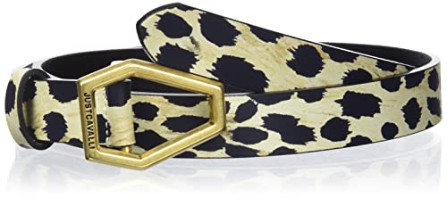 Just Cavalli Damski pasek, 102 biały dym, 85 cm