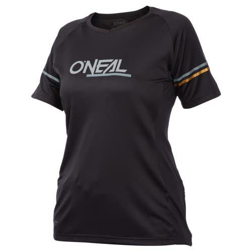 O'NEAL | dżersej motocrossowy | Motocrossowy enduro | Damski krój, kieszeń tylna z zamkiem błyskawicznym, szybkoschnący i oddychający materiał | Soul Women's Jersey V.23 |, czarny/szary, L