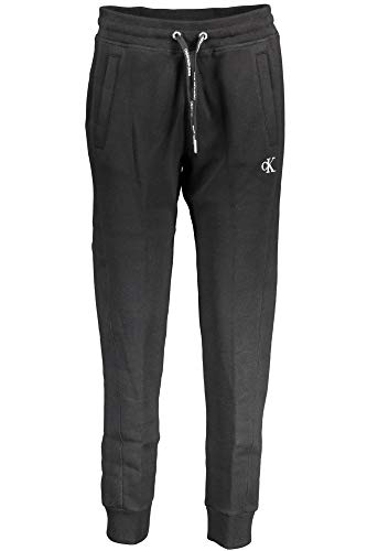 Calvin Klein Jeans Damskie spodnie do biegania z haftem Ck, Czarny, XL