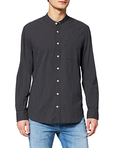 camel active Koszula męska 4091266S46, Dark Brown, L