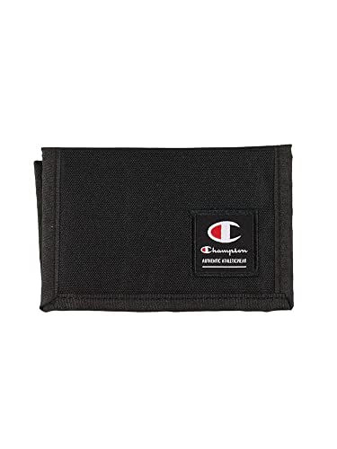 Champion Portfele Unisex-Dorosły, Czarny, Taglia Unica