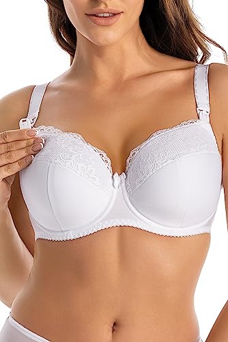 Teyli Biustonosz damski karmiący macierzyństwo usztywniany Multiway Marte Mama, biały, 85C