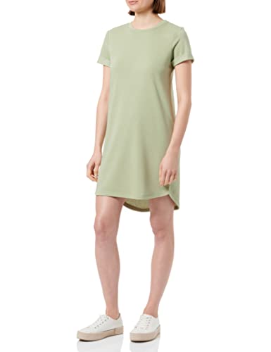 VERO MODA Sukienka damska VMSASHAMILLA SS Sweat Dress NOOS, Reseda, L, Reseda, L