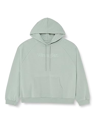 Wrangler Damska bluza z kapturem, Light Matcha, XXL