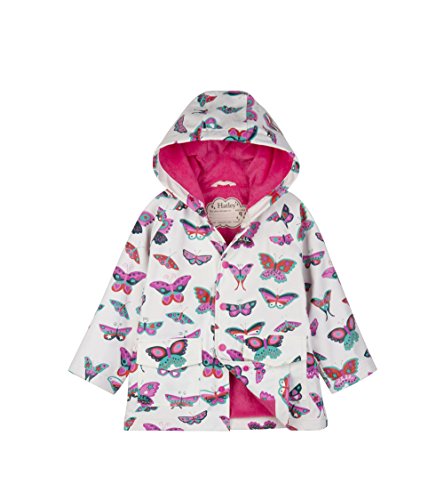 Hatley Płaszcz przeciwdeszczowy dziewczęcy z nadrukiem, Groovy Butterflies, 24 miesi?cy