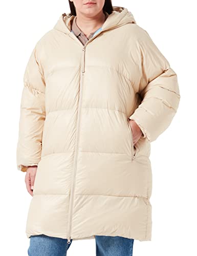 True Religion Damska bluza z kapturem NO DOWN Parka, piaskowa, standardowa