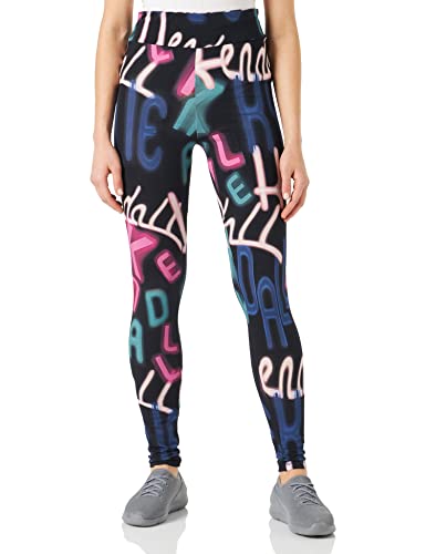 Legginsy damskie KENDALL & KYLIE, Nadruk Psycho, XL