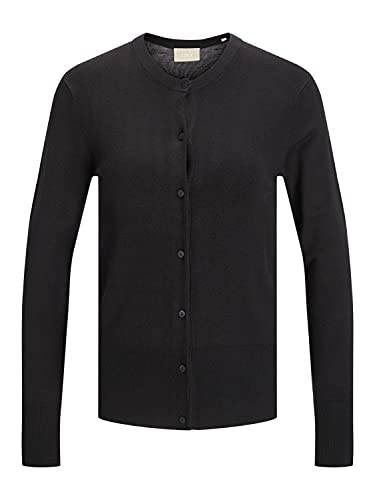 JACK & JONES Damska kurtka Jjxx Jxolivia Ls Soft Cardigan Knit Noos z dzianiny, czarny, XS