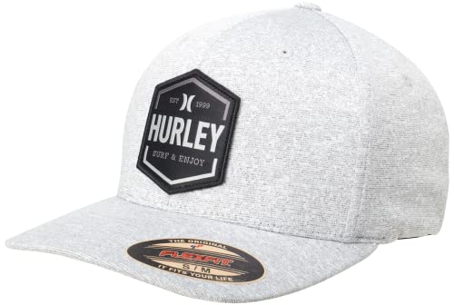 Hurley Męska czapka z daszkiem M Wilson Hat, Szary/biały/czarny, S