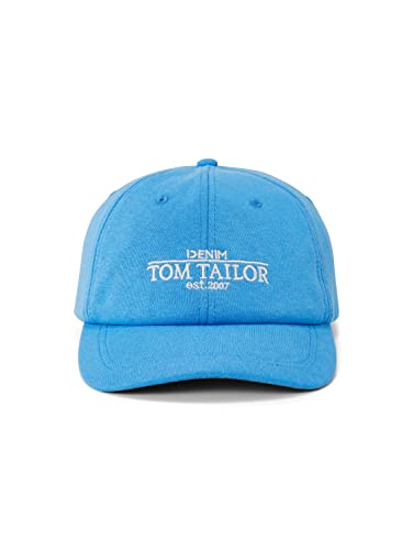 TOM TAILOR Denim Damski Czapka z logo 1033075, 18395 - Rainy Sky Blue, ONESIZE