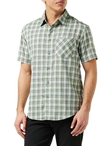 CMP Męska koszula z krótkim rękawem z guzikiem kieszonkowym, 73 zg, 36
