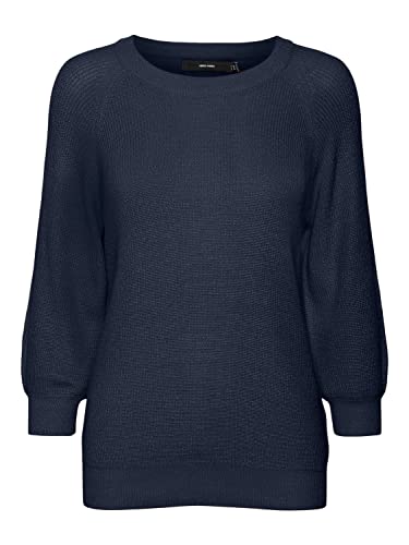 VERO MODA Sweter damski, granatowy blezer, XS