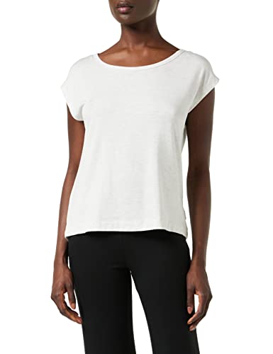 Calvin Klein Damski top od piżamy z szeroką szyją, S/S, Snow Heather, S