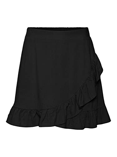 Vero Moda Damska spódnica mini Vmmymilo Hw WVN Ga, Czarny, L