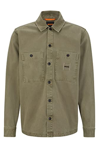 BOSS Koszulka męska, Light/Pastel Green336, M