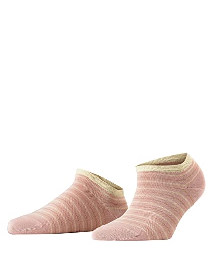 FALKE Kobiety Skarpety do trampek Stripe Shimmer W SN Bawełna krótkie z wzorem 1 Para, Różowy (Blossom 8645), 39-42