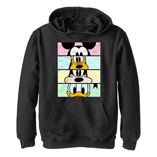 Disney Bluza chłopięca Crew Crop, czarna, XL, czarny, XL
