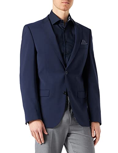 Bugatti Męska kurtka garniturowa 794400-99770, (niebieska 47), rozmiar producenta 56, Blau (Blau 47), rozmiar producenta:56