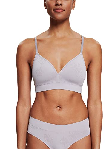 ESPRIT Damski bezszwowa struktura Grs Wirl.pad wyściełany biustonosz, Jasnoniebieska lawenda, 100C