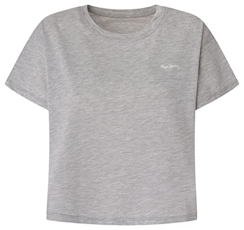 Pepe Jeans Damska koszulka WIMANI, szary Marl, M, Szary melanżowy, M