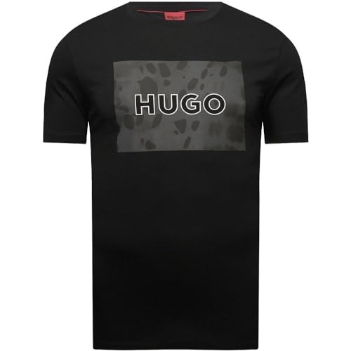 HUGO T-shirt męski, czarny (Black1), M