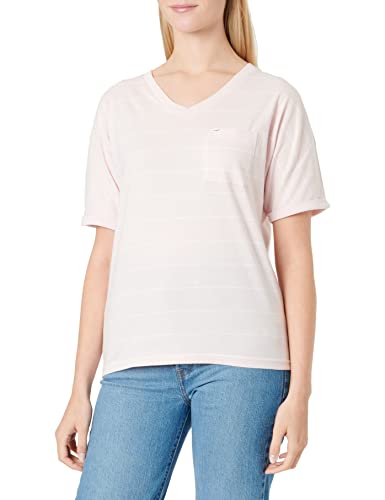 Lee Damska koszulka z przędzą w paski, Pale Lilac, S